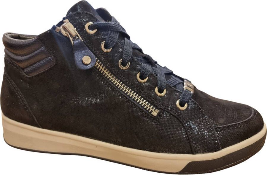 Ara Veterschoenen Rome sleehak high top-sneaker vrijetijdsschoen met rits