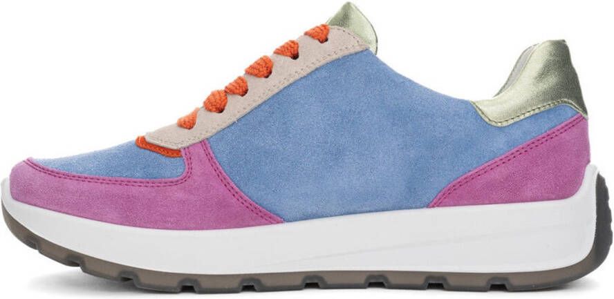 Ara Sneakers met sleehak New York pride sneaker veterschoen in comfortabele breedte h (= zeer breed)