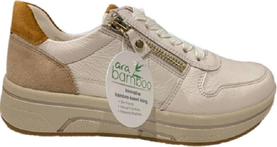 Ara Sneakers Sapporo in comfortbreedte h = zeer breed vrijetijdsschoen lage schoen veterschoen