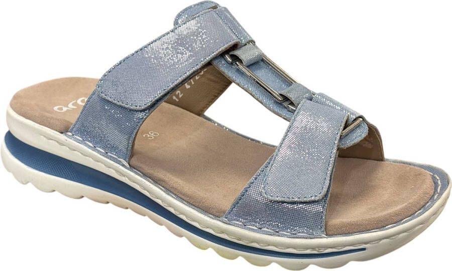 Ara Slippers TAMPA sleehak zomerschoen slippers met sieraandeel g-breedte