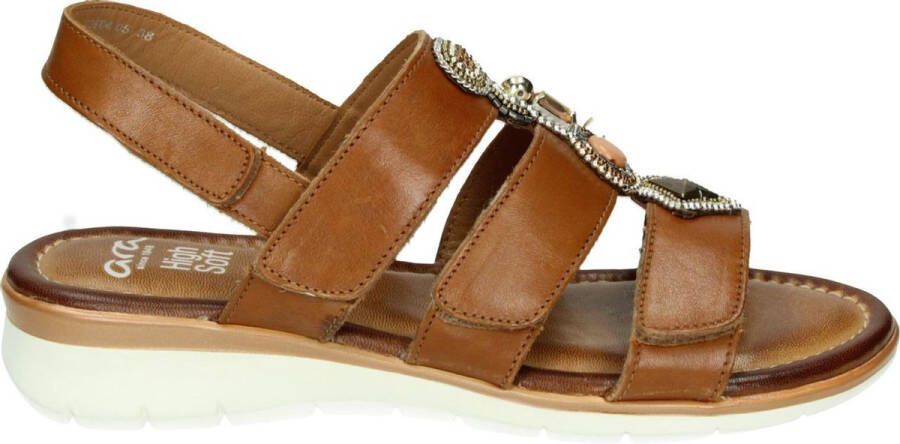 Ara 1223604 Volwassenen Sandalen met hakDames Sandalen Cognac