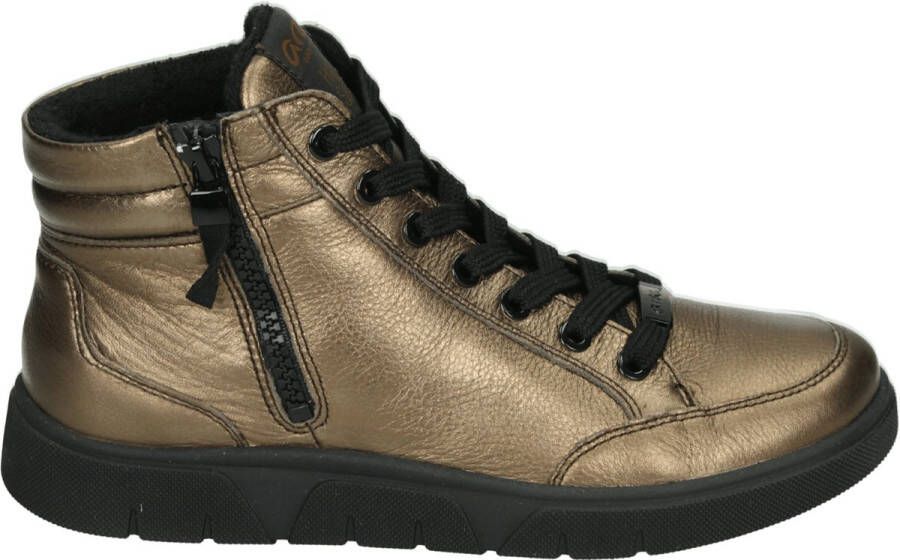 Ara 1224451~~~~~~~~~~~~~~~~~~~~~~~ Hoge sneakersVeterlaarzenDames veterschoenenDames sneakersHalf-hoge schoenen Metallics