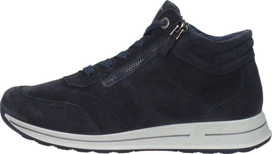 Ara 1224808 Volwassenen VeterlaarzenHoge sneakersDames veterschoenenHalf-hoge schoenen Blauw