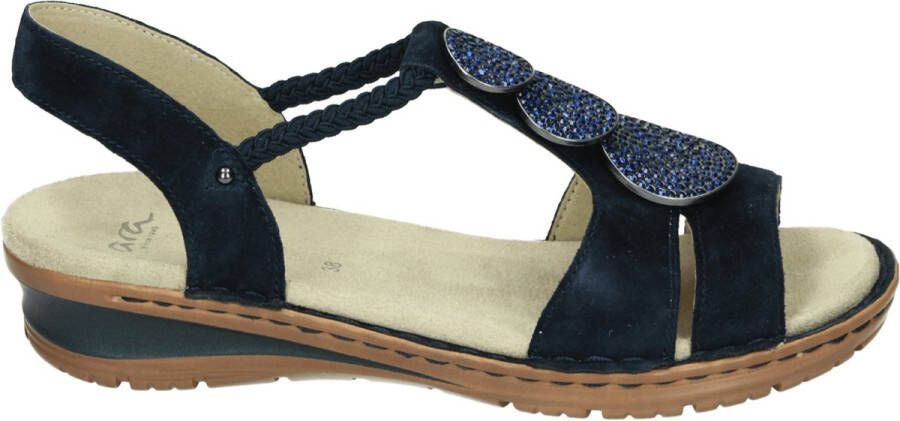 Ara 1227239 Volwassenen Sandalen met hak Kleur Blauw