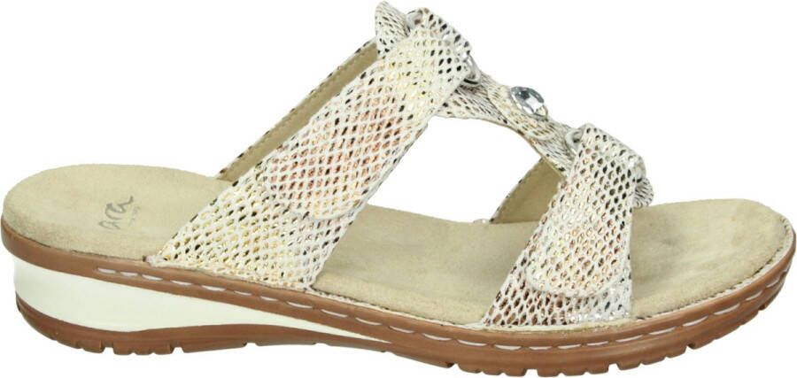 Ara 1227270 Volwassenen Dames slippers Kleur Wit beige