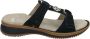 Ara Slippers Hawaï sleehak zomerschoen pantoffels met klittenband - Thumbnail 1
