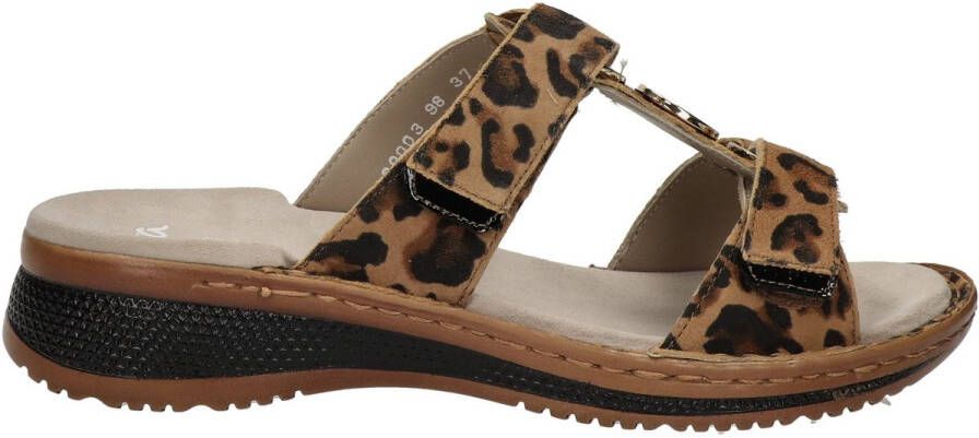 Ara Slippers Hawaï zomerschoen sandaal met klittenbandsluitingen