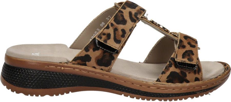 Ara Slippers Hawaï zomerschoen sandaal met klittenbandsluitingen