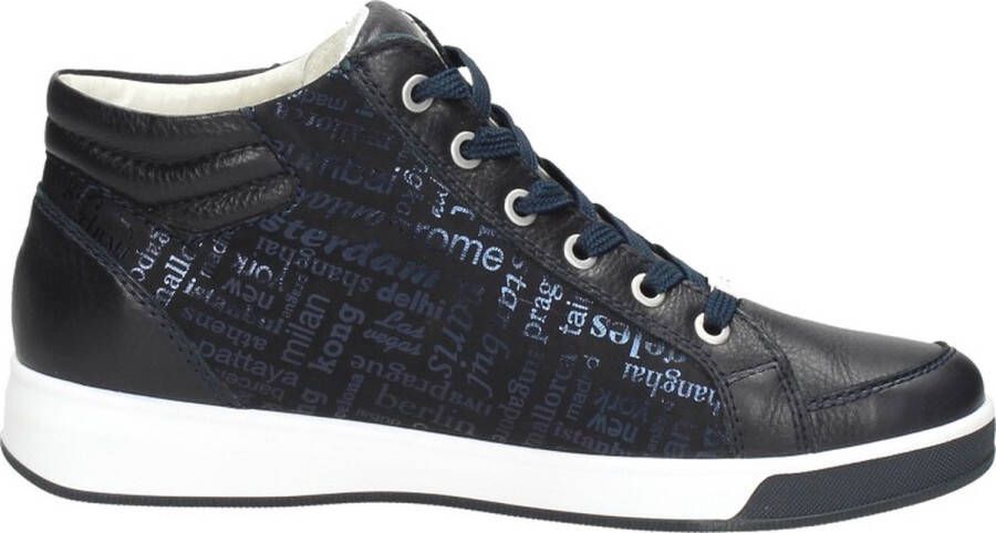 Ara 1234499 Volwassenen VeterlaarzenHoge sneakersDames veterschoenenHalf-hoge schoenen Blauw