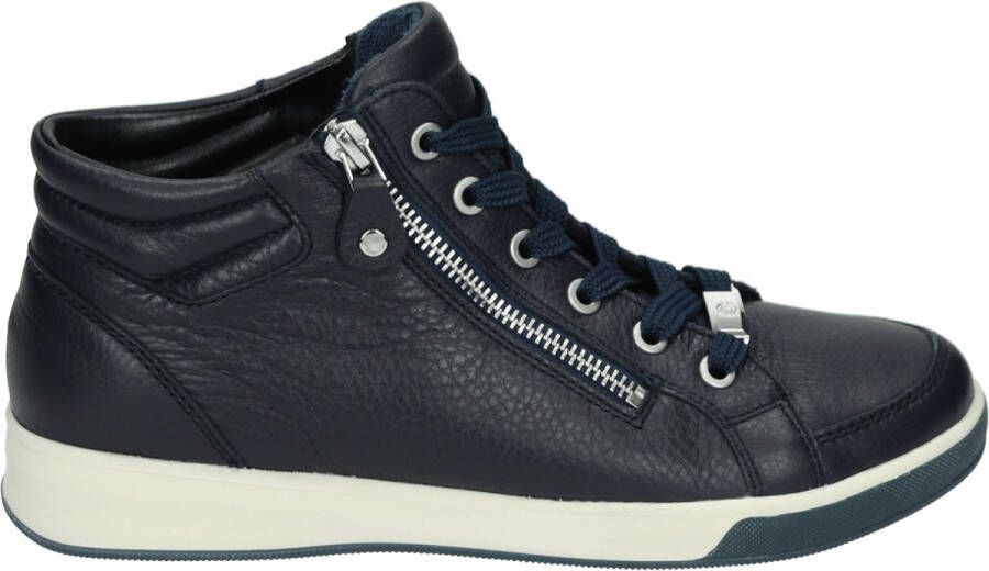 Ara 1244499~~~~~~~~~~~~~~~~~~~~~~~ Hoge sneakersVeterlaarzenDames veterschoenenDames sneakersHalf-hoge schoenen Blauw