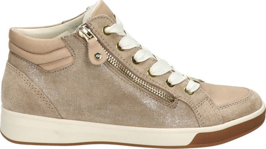 Ara 1244499 Volwassenen VeterlaarzenHoge sneakersDames veterschoenenHalf-hoge schoenen Taupe