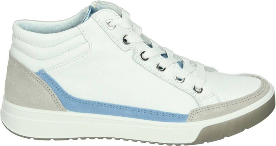Ara 1250002~~~~~~~~~~~~~~~~~~~~~~~ Hoge sneakersDames veterschoenenDames sneakersHalf-hoge schoenenVeterboots Wit beige