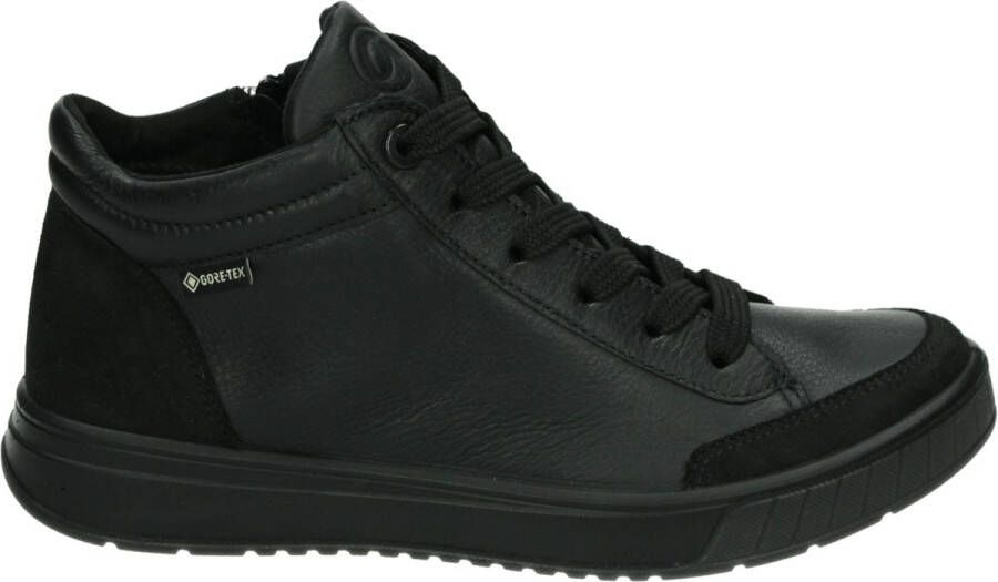 Ara 1250030 Hoge sneakersDames veterschoenenDames sneakersHalf-hoge schoenenVeterboots Zwart