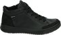 Ara 1250030 Hoge sneakersDames veterschoenenDames sneakersHalf-hoge schoenenVeterboots Zwart - Thumbnail 1