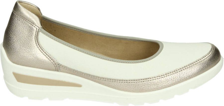 Ara 1250664 Ballerinaschoenen Wit beige