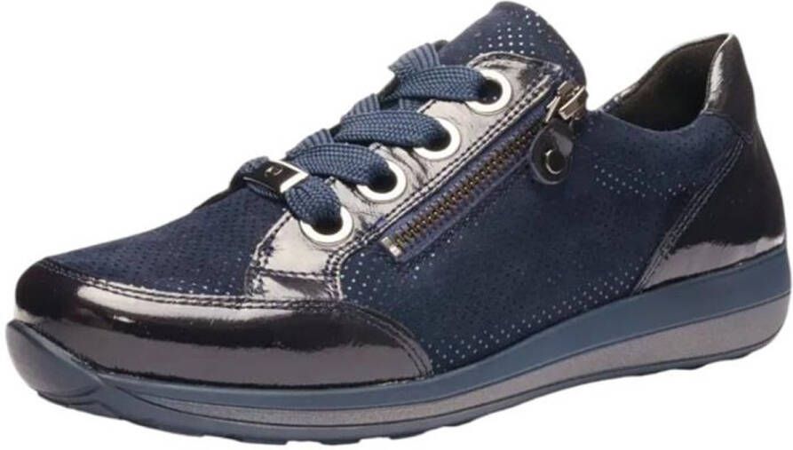 Ara -art- 12-64587 02 -blauw-lak-sneaker-dames