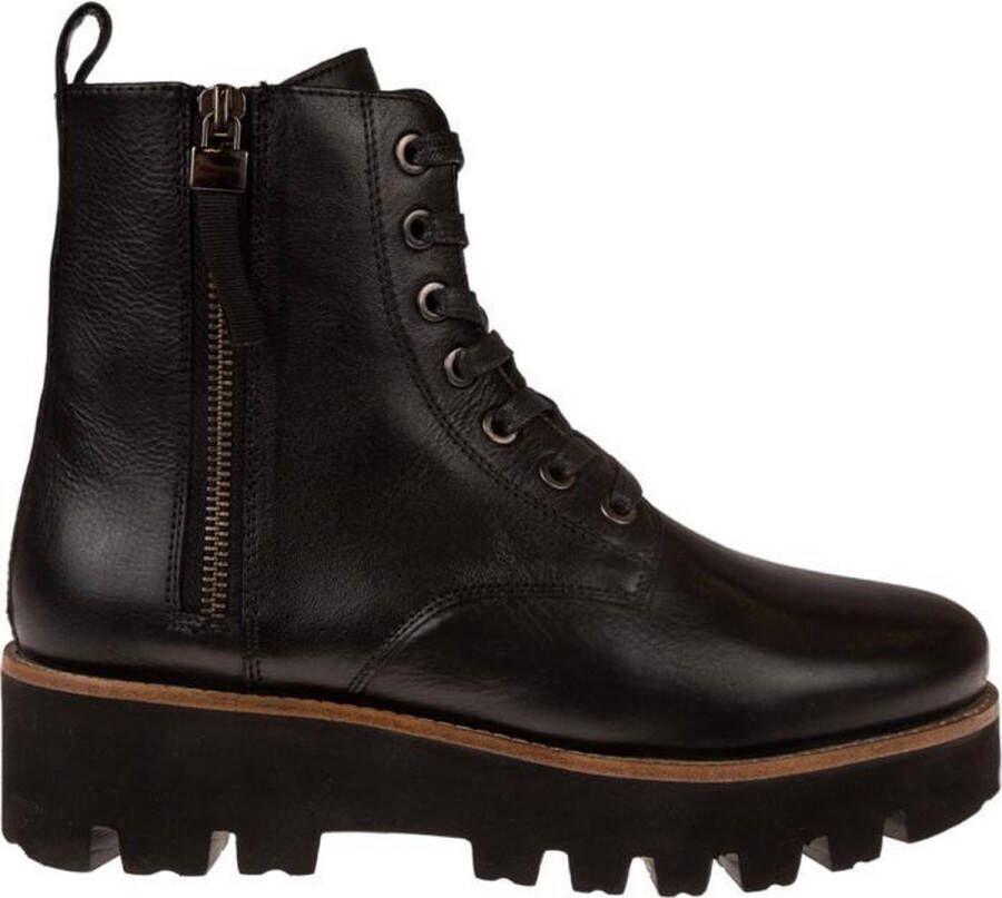 Ara 16711 veterboot zwart dames