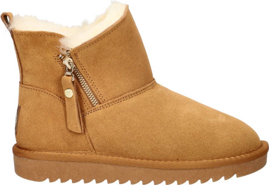 Ara Alaska suède enkelboots cognac