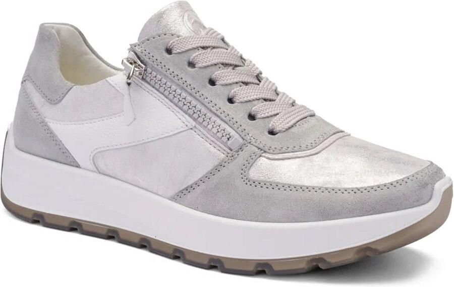 ARA Sneakers laag 'New York' rookgrijs lichtgrijs