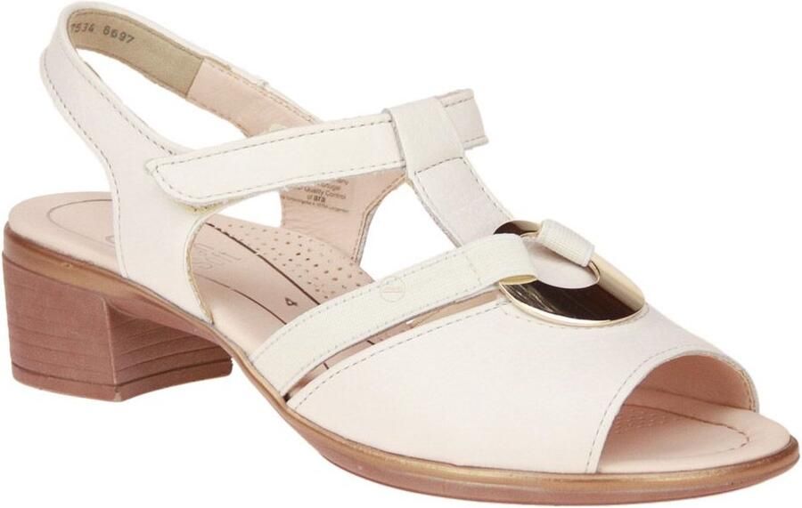 Ara Sandaaltjes Lugano zomerschoen sandaal blokhak in elegante look h-breedte