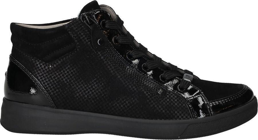 Ara 1224499 OM-ST-HIGH-SOFT Hoge sneakers Veterboots Dames veterschoenen Dames sneakersHalf-hoge schoenen Zwart