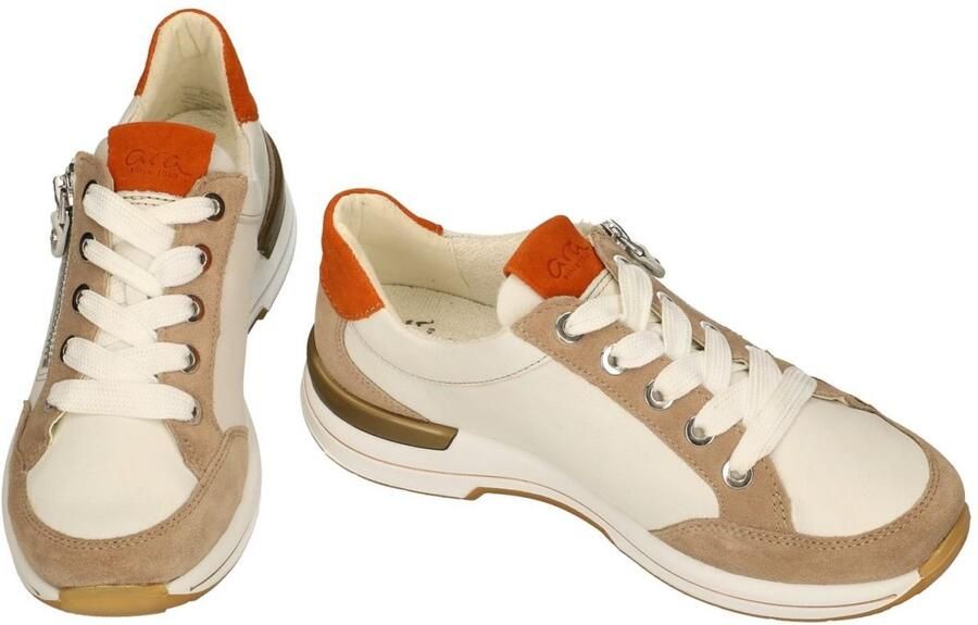 Ara 12 24510 07 Sand White Ambra G Wijdte Veterschoenen - Foto 2