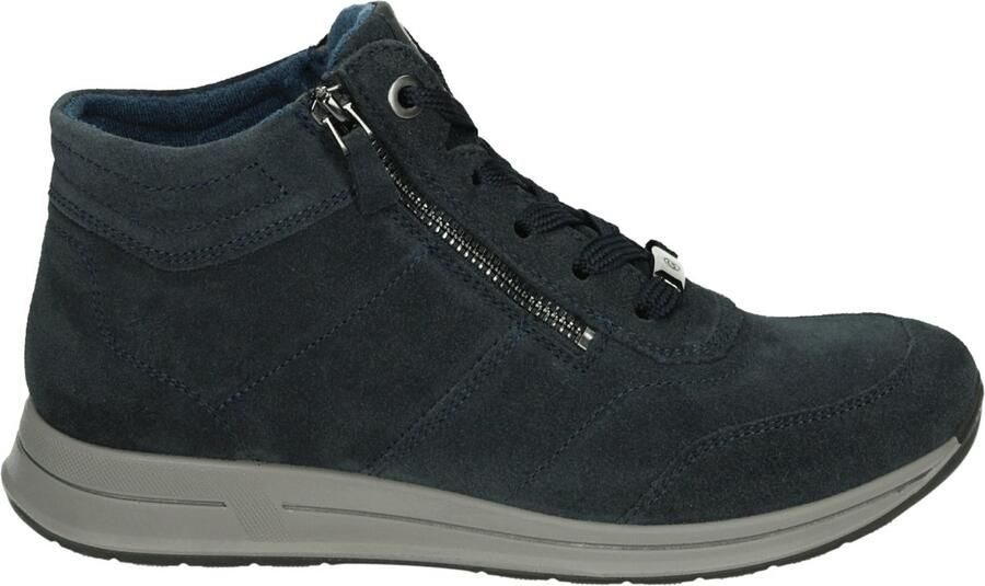 Ara 1224808 OSAKA 2.0 Hoge sneakers Veterboots Dames veterschoenen Dames sneakersHalf-hoge schoenen Blauw