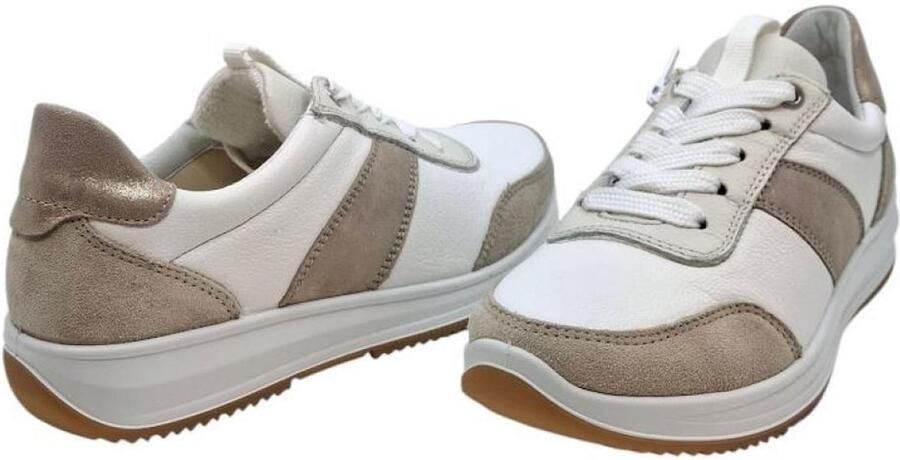 Ara 1225532-08 H-breedte dames sneaker in stretchleder