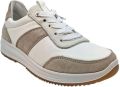 Ara 1225532-08 H-breedte dames sneaker in stretchleder - Beige