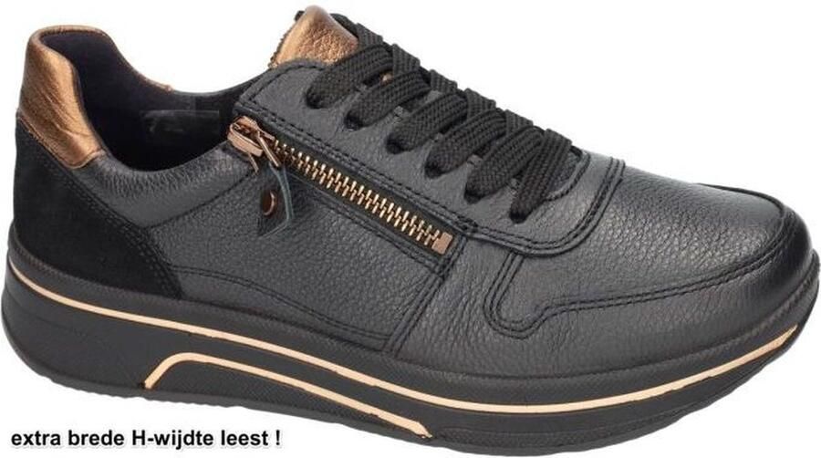 Ara Sneakers Sapporo vrijetijdsschoen lage schoen veterschoen in comfortwijdte h = zeer breed