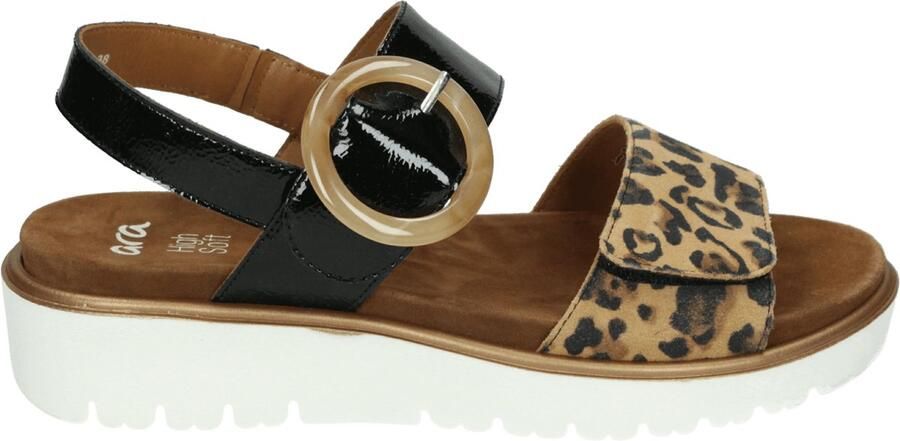 Ara Sandalen Bilbao Wig sandalen plateau sandalen met klittenbandsluitingen G-wijdte - Foto 2