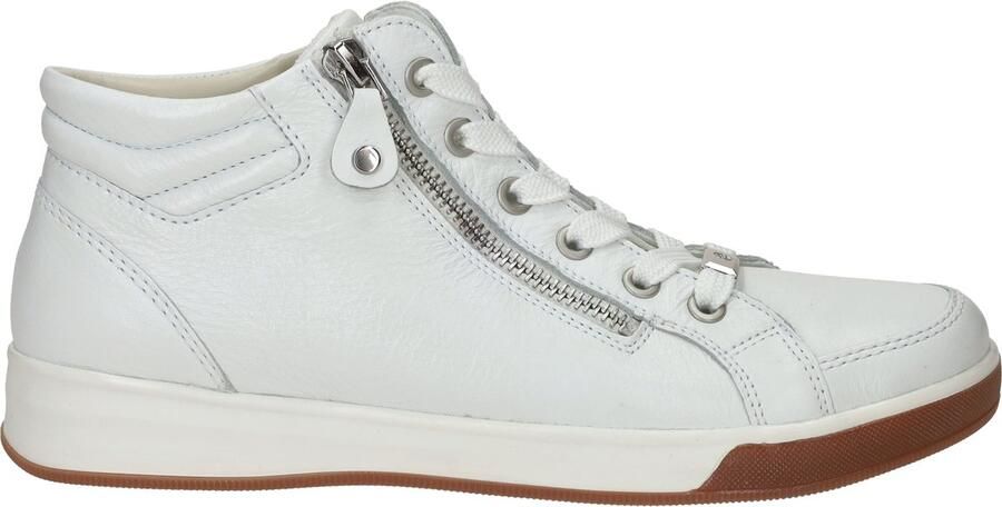 Ara 1244499~~~~~~~~~~~~~~~~~~~~~~~ Hoge sneakers Veterlaarzen Dames veterschoenen Dames sneakersHalf-hoge schoenen Wit beige