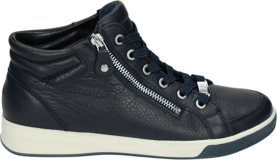 Ara 1244499~~~~~~~~~~~~~~~~~~~~~~~ Hoge sneakers Veterlaarzen Dames veterschoenen Dames sneakersHalf-hoge schoenen Blauw