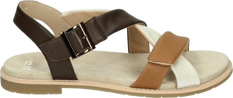 Ara 1253606 ELBA-S Platte sandalen Bruin