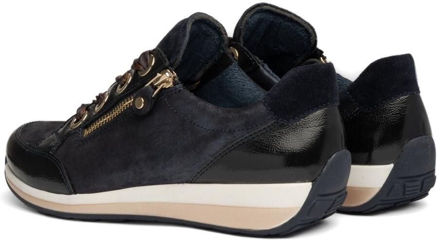 Ara art. 12-64587-16 blauw dames sneaker veterschoen