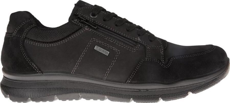 Ara Zwarte Veterschoen met Sleehak Gray Dames