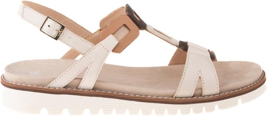 Ara Platte sandalen GAUCHO SOFT CREAM