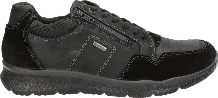 Ara Zwarte Veterschoen met Sleehak Gray Dames
