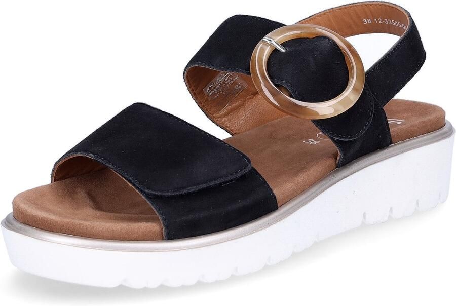 Ara Sandalen Bilbao Wig sandalen plateau sandalen met klittenbandsluitingen G-wijdte