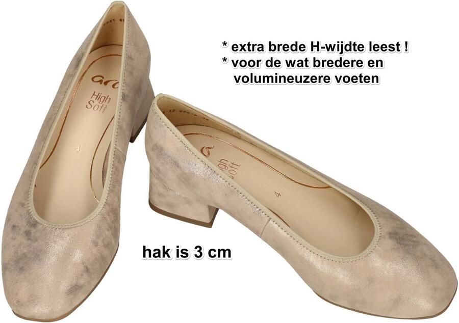 Ara -Dames goud pumps & hakschoenen