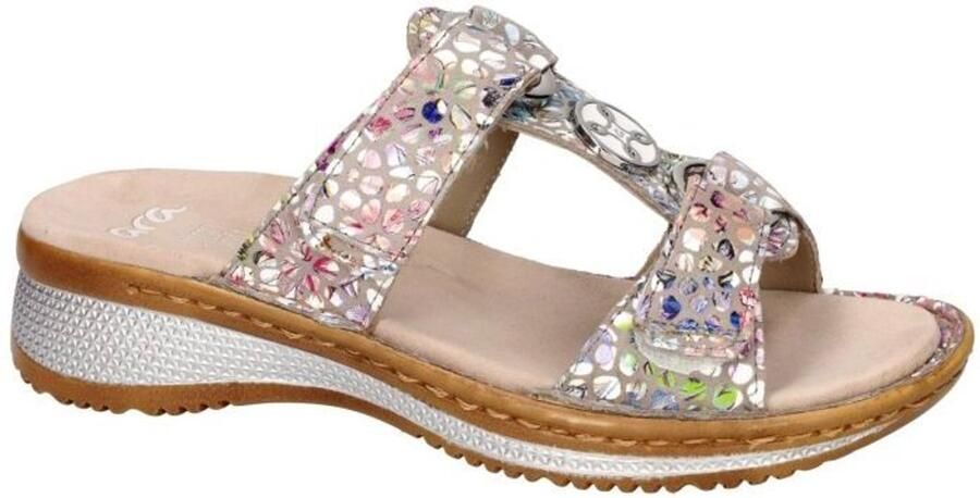 Ara Slippers Hawaï sleehak zomerschoen pantoffels met klittenband