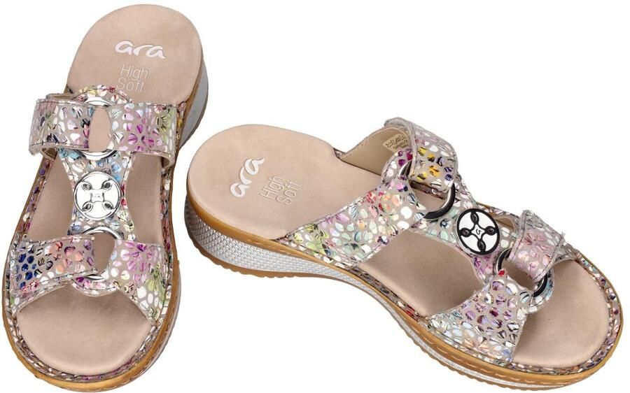 Ara Slippers Hawaï sleehak zomerschoen pantoffels met klittenband - Foto 2