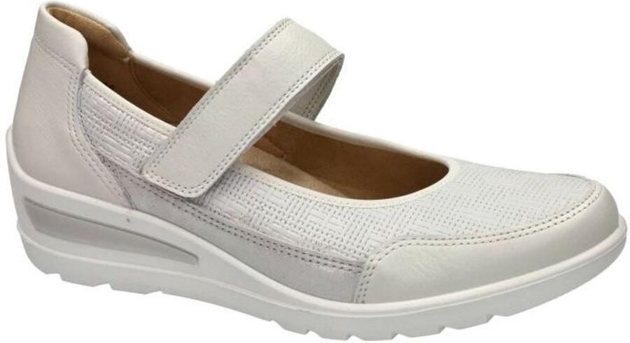 Ara -Dames off-white ecru parel ballerina's & mocassins