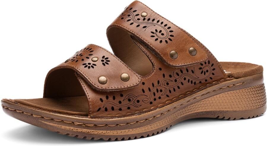 Ara dames slippers bruin