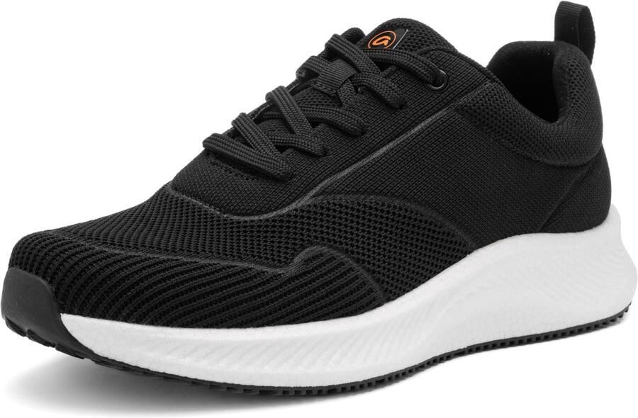 ARA Sneakers laag 'Schnürschuh Herren 14402-30 Echtleder in schwarz' zwart