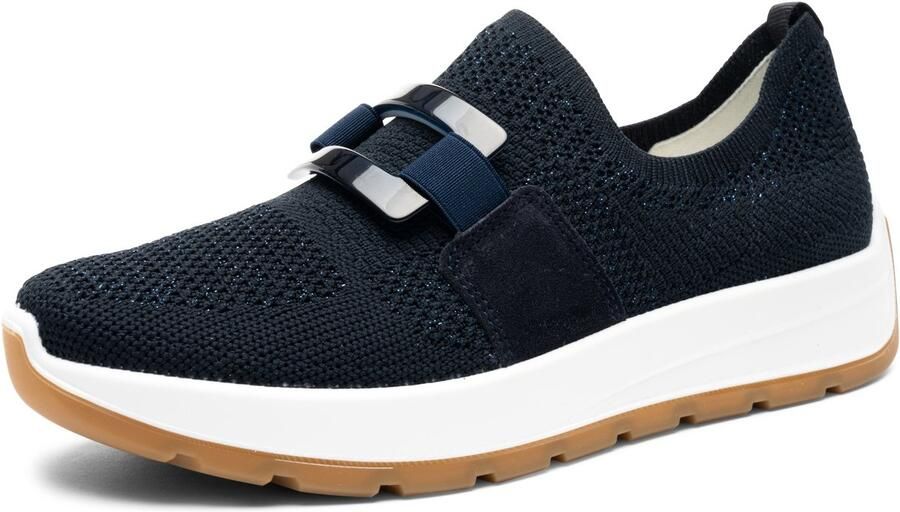 Ara Slip-on sneakers New York vrije tijd schoen wedge sneaker comfort schoen in wijdte h (= zeer wijd)