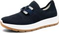 Ara Slip-on sneakers New York vrije tijd schoen wedge sneaker comfort schoen in wijdte h (= zeer wijd) - Blauw