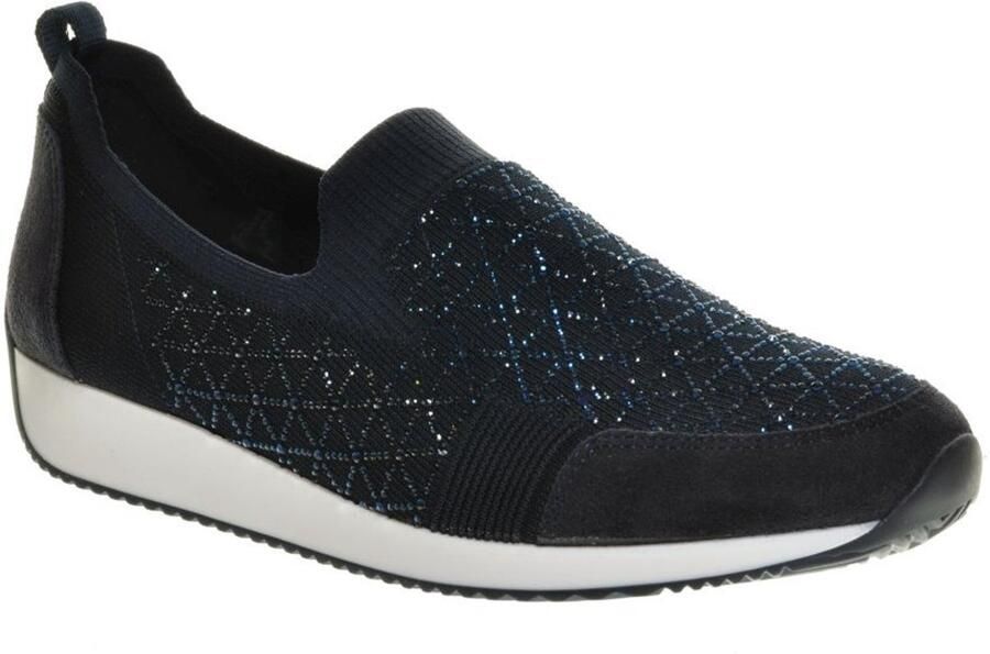 Ara Loafer Blauw Glitter