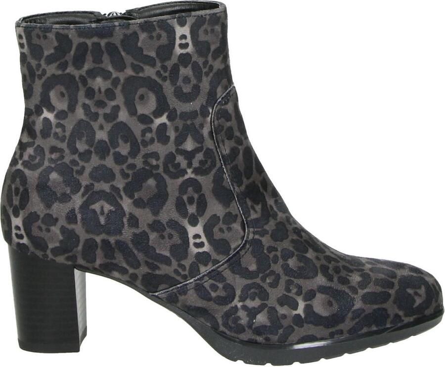 Ara Orly high Soft dames enkellaars Zwart multi