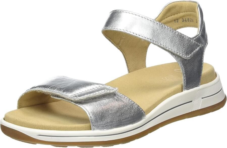 Ara Osaka Dames Sandalen Zilver Leer